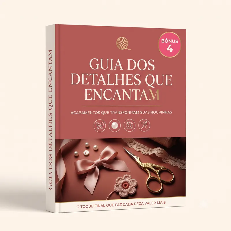 Guia de Acabamentos Delicados para roupinhas de crochê